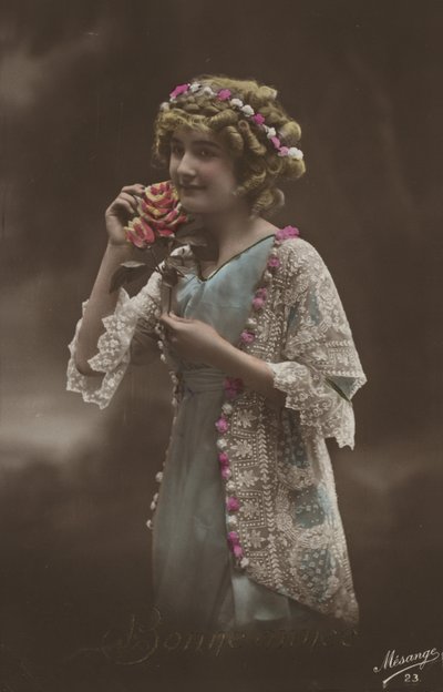 Girl with Flowers by French Photographer